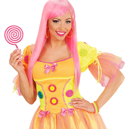 Earrings - Neon Orange