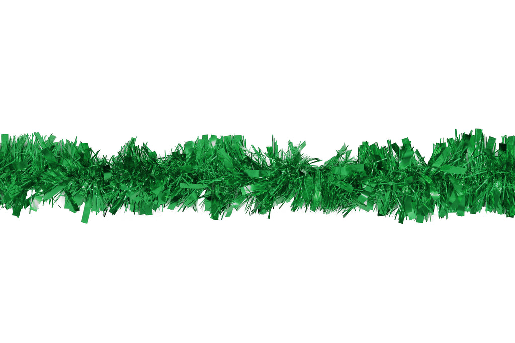 Green Tinsel – 1.8m Christmas Festive Holiday Decoration Sparkly Tree Garland