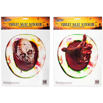 Halloween Toilet Seat Sticker - Assorted
