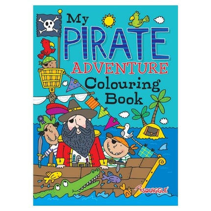 Pirates / Knights Colouring Book - Assorted