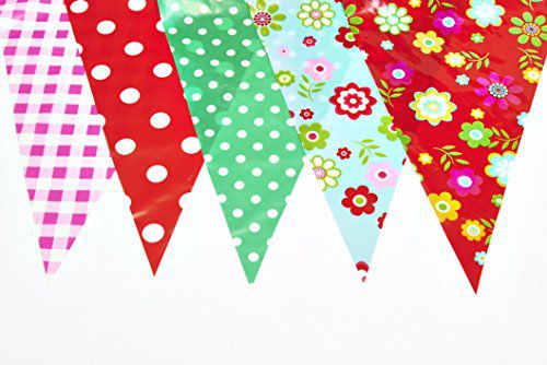 C1002 Shabby Chic Vintage 10m Triangle Bunting