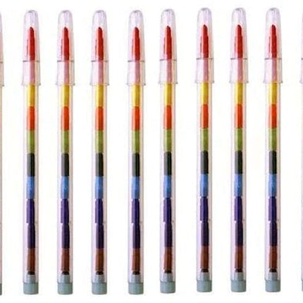Stacker Crayons - 12 Pack