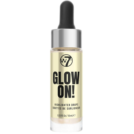 W7 Cosmetics Glow On! Highlighter Drops - Clear Honeyed Yellow