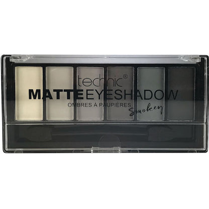 Technic Cosmetics Matte Smokey 6 Colour Powdered Eyeshadow Palette