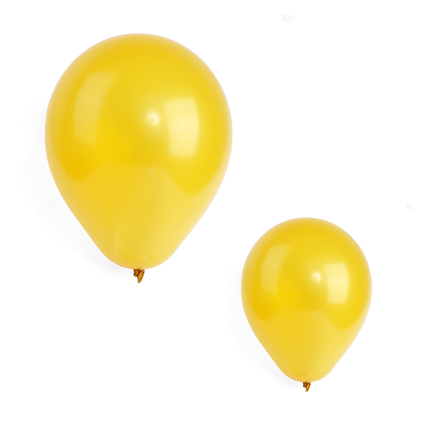 Pearlised Champagne Gold 12" Latex Balloons – 50 Pack