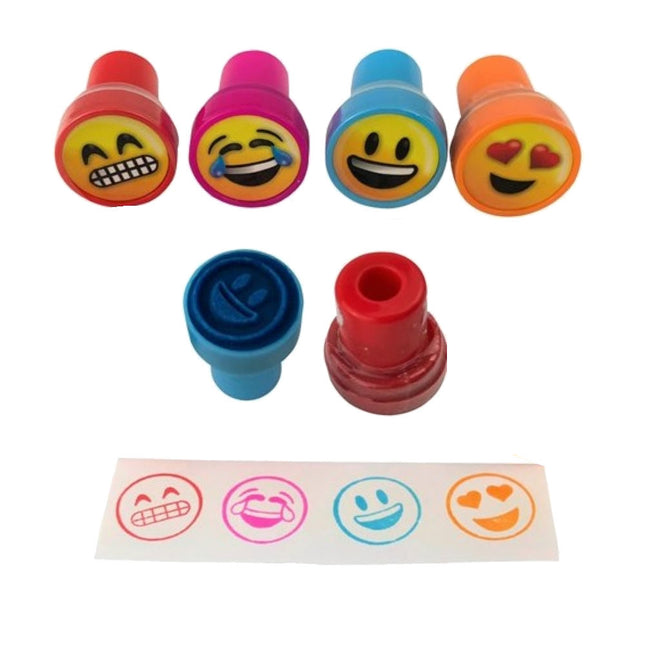 Emoji Face Ink Stamps - 6 Pack