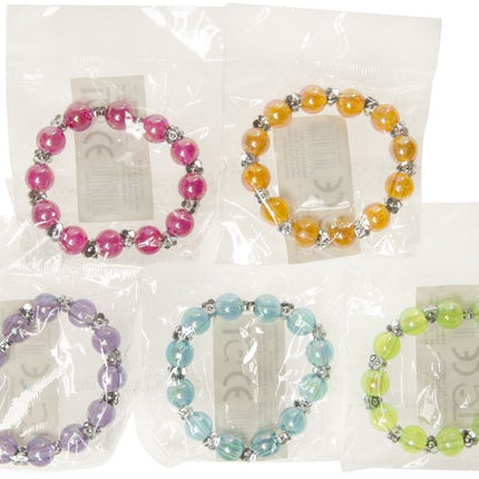 Shiny Pearl Bracelets - 6 Pack