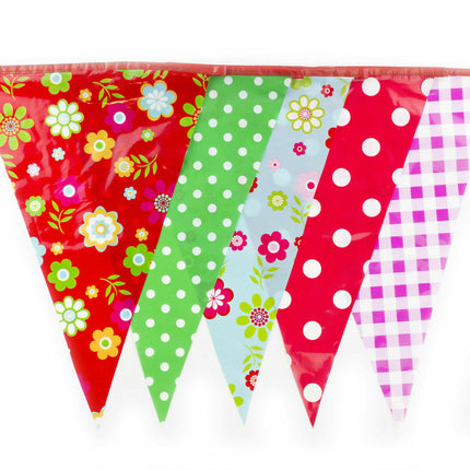 C1007 Shabby Chic Vintage 10m Triangle Bunting