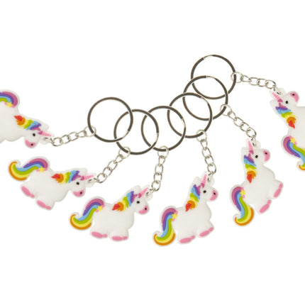 Unicorn Keychains - 6 Pack