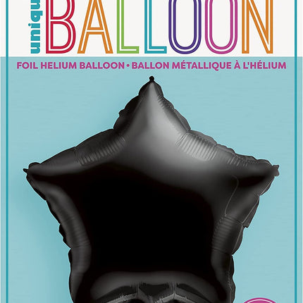 Black 18" Star Foil Balloon