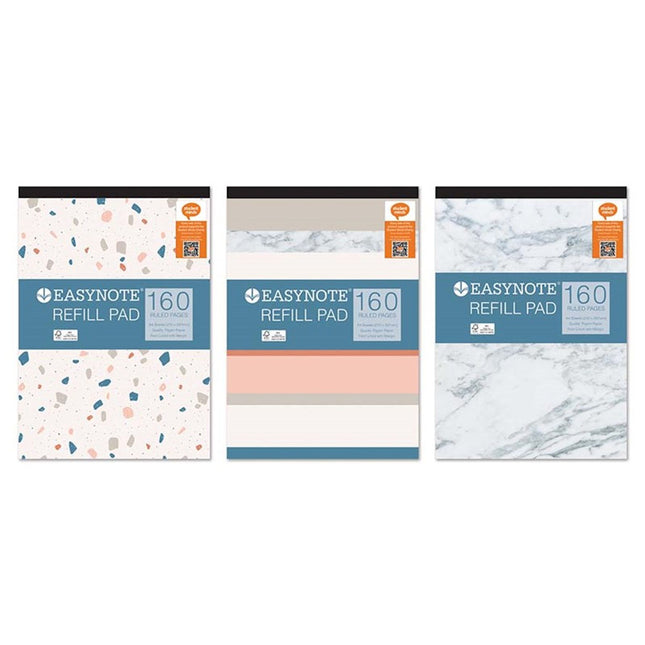 A4 Ruled Refill Pad - Assorted 160 Pages