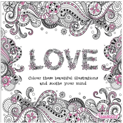 Peace Love Advanced Colouring Book - Single Assorted