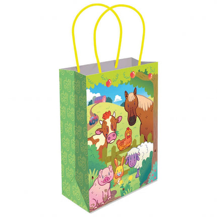 Farm Paper Handle Bags - 6 Pack