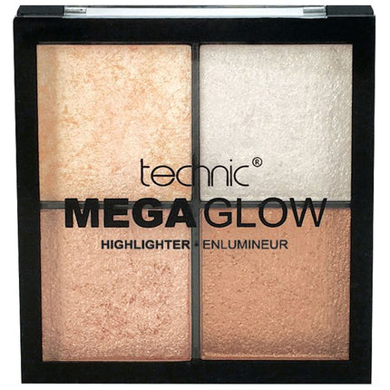 Technic Cosmetics Powder Highlighter Quad - Mega Glow
