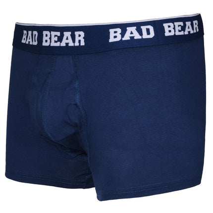 Small Bad Bear Navy Blue Boxer Shorts - 3 Pack