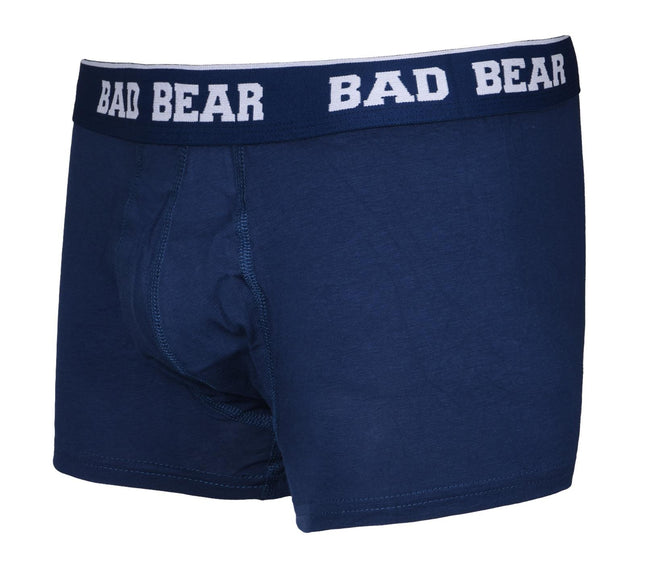 Small Bad Bear Navy Blue Boxer Shorts - 3 Pack