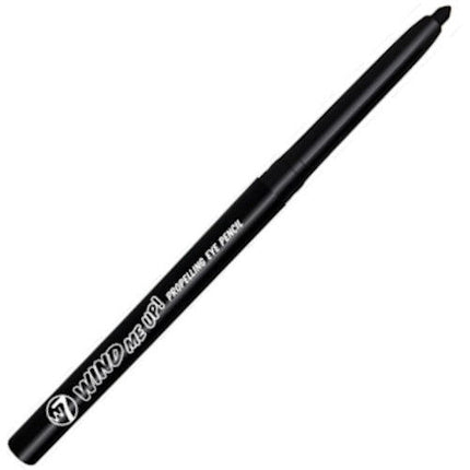 W7 Cosmetics Wind Me Up Propelling Eye Liner Pencil - Soft Black