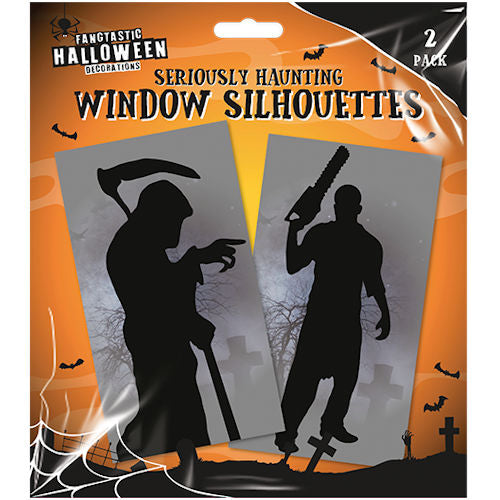Halloween Window Silhouettes - 2 Pack