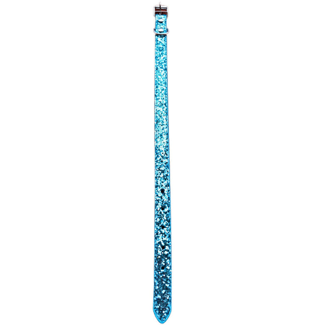 Glitter Dog Collar - Small Blue
