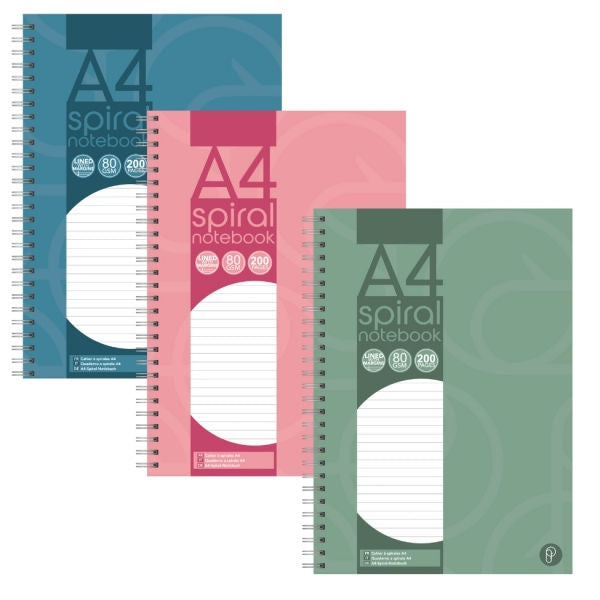A4 Spiral Notebook - Assorted