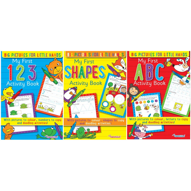 My First ABC/123/Shapes Activity Book