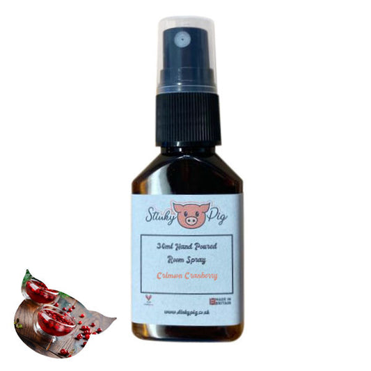 Stinky Pig Highly Scented Small Room Spray - 30ml Crimson Cranberry