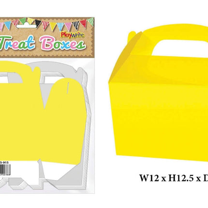 Yellow Treat Boxes - 10 Pack