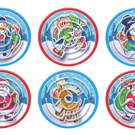 Christmas Maze Puzzles - 6 Pack