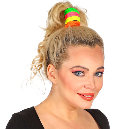 Neon Hair Ties - 8 Pack