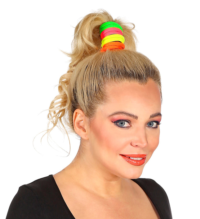 Neon Hair Ties - 8 Pack