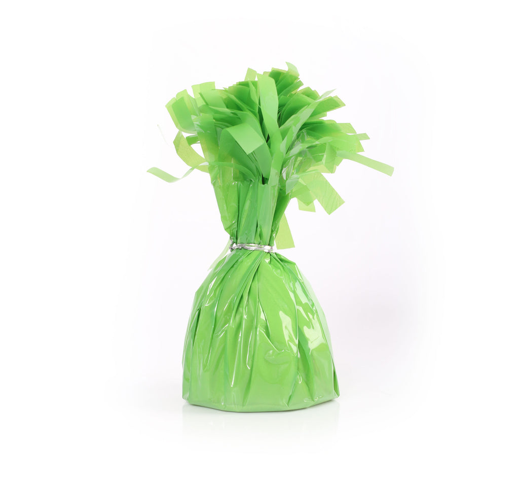 Large Pastel Green Foil Balloon Weight – Balloon Anchor Shiny Weighted Decorative Base Parties Celebrations