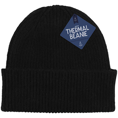 Mens Thermal Lined Beanie Hat