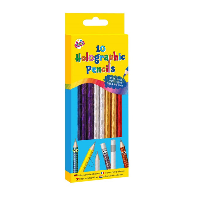 10 Holographic HB Pencils