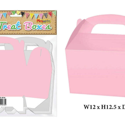 Baby Pink Treat Boxes - 10 Pack