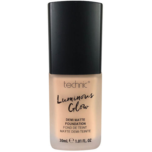 Technic Cosmetics Luminous Glow Demi Matte Medium Coverage Foundation - Beige