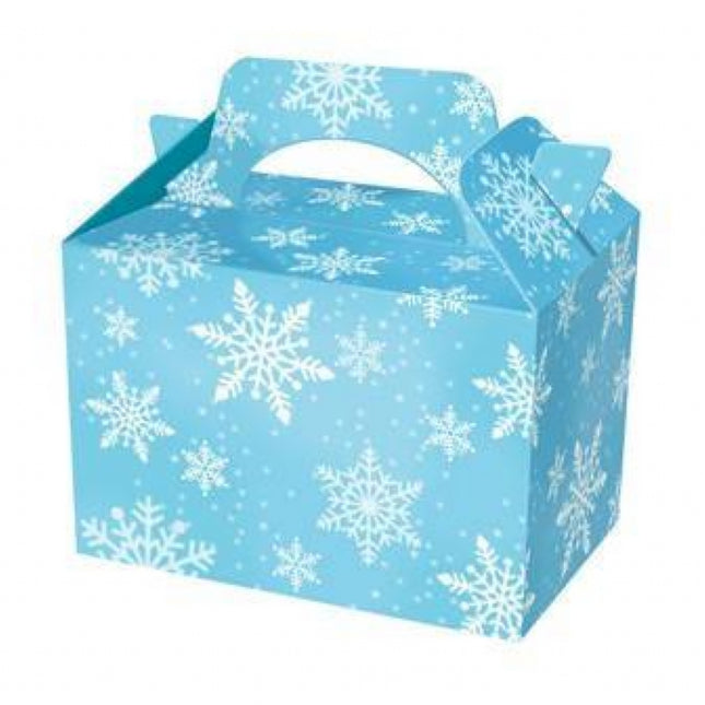 Blue Snowflake Boxes - 10 Pack
