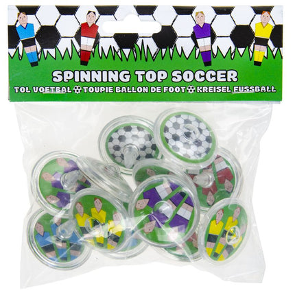 Football Spinning Tops - 12 Pack