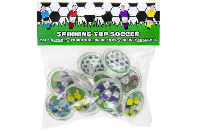 Football Spinning Tops - 12 Pack