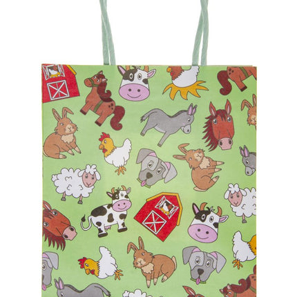 Farm Animal Paper Gift Bag - Single