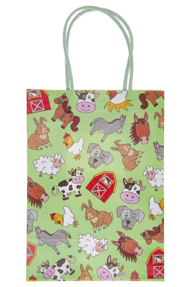Farm Animal Paper Gift Bag - Single