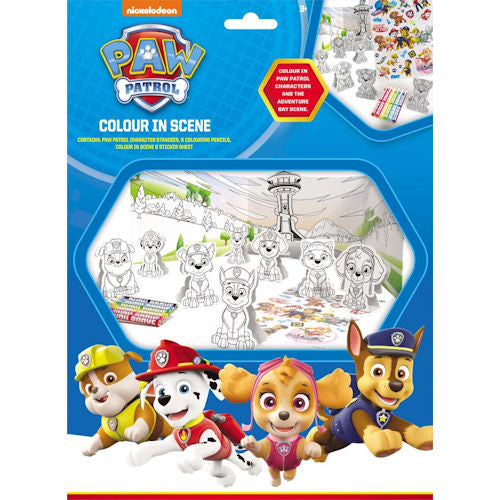 Paw Patrol Colour In Scene