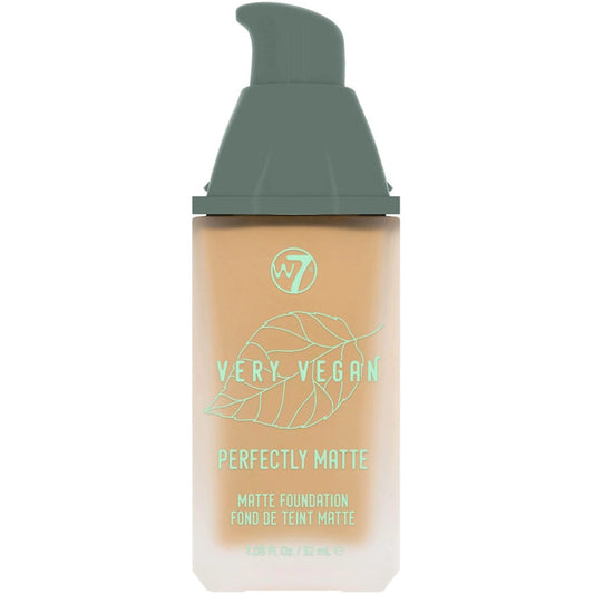 W7 Cosmetics Very Vegan Matte Liquid Foundation - Sand Beige