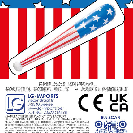 Inflatable American Baseball Bat