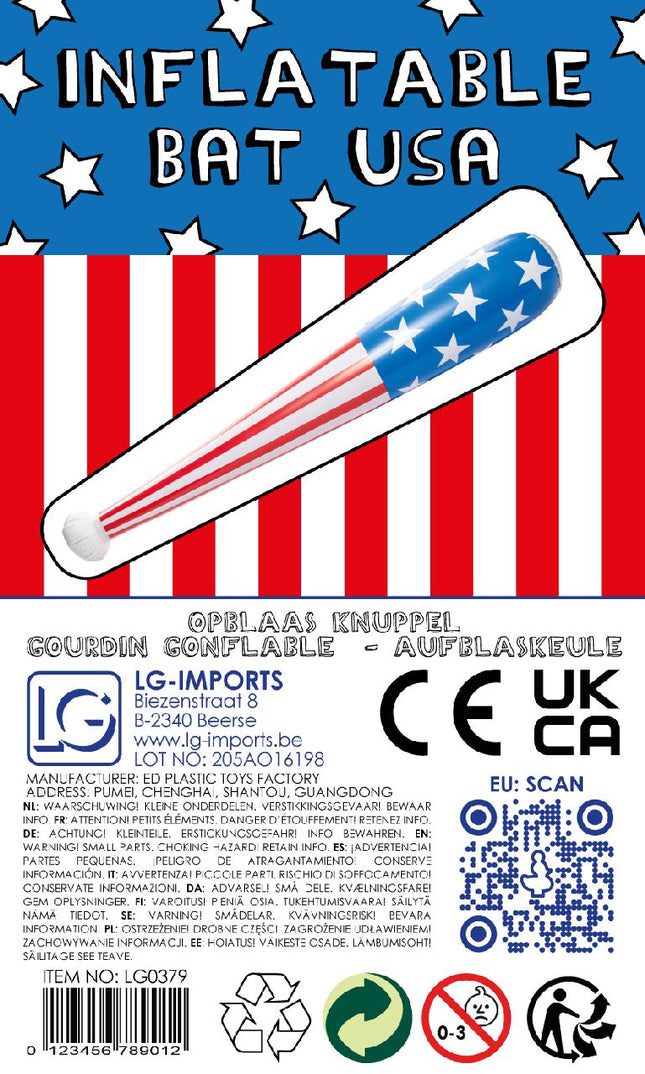 Inflatable American Baseball Bat