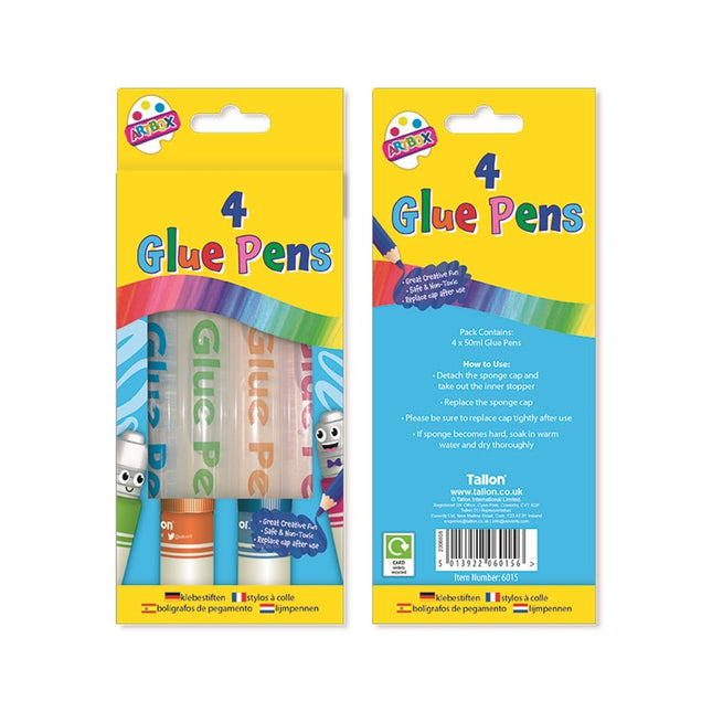 4 Water Based Glue Pens