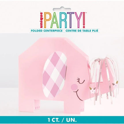 Pink Elephant Centerpiece Decoration