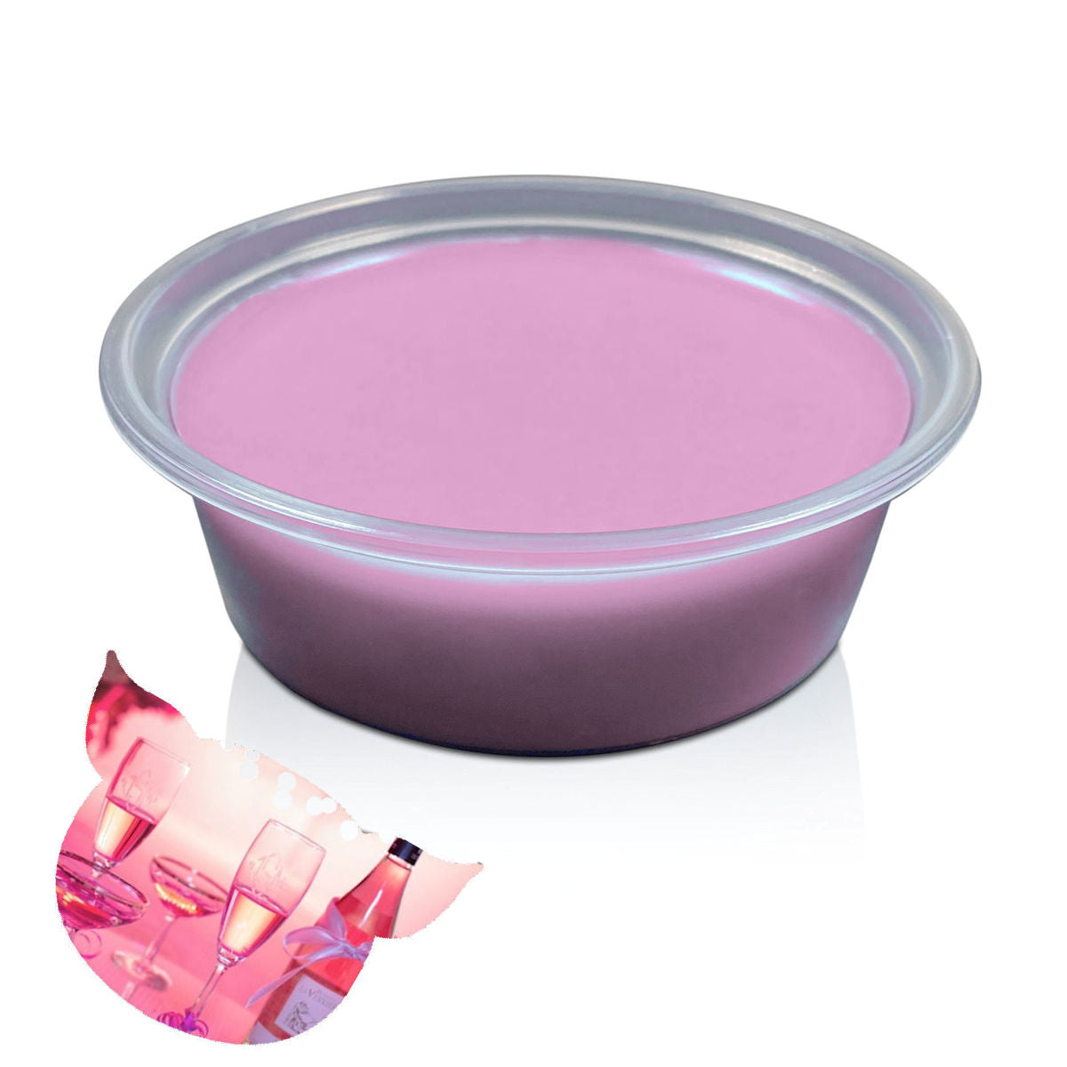Stinky Pig Highly Scented Soy Wax Melt Pot - 40g Pink Champagne