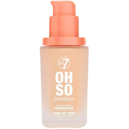 W7 Cosmetics Oh So Sensitive Liquid Foundation - Early Tan