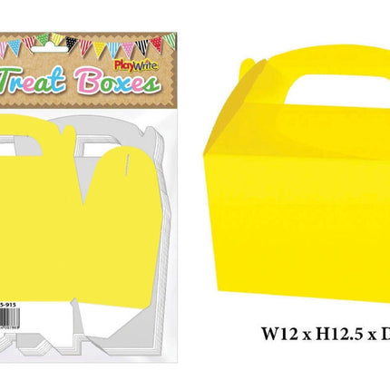 Yellow Treat Boxes - 10 Pack