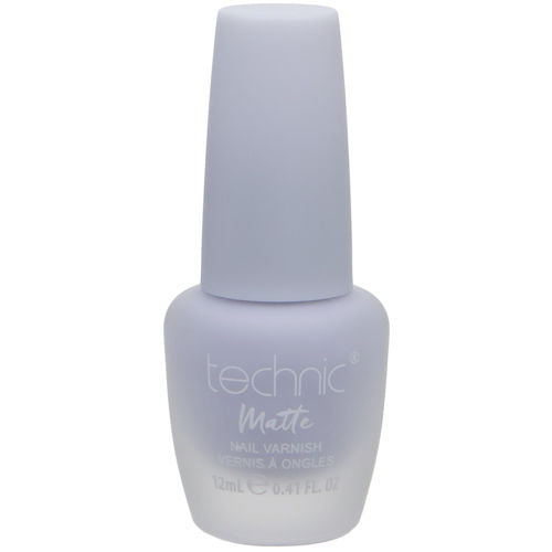 Technic Cosmetics Matte No Shine Nail Polish - Pastel Lilac Matte Blue Violet